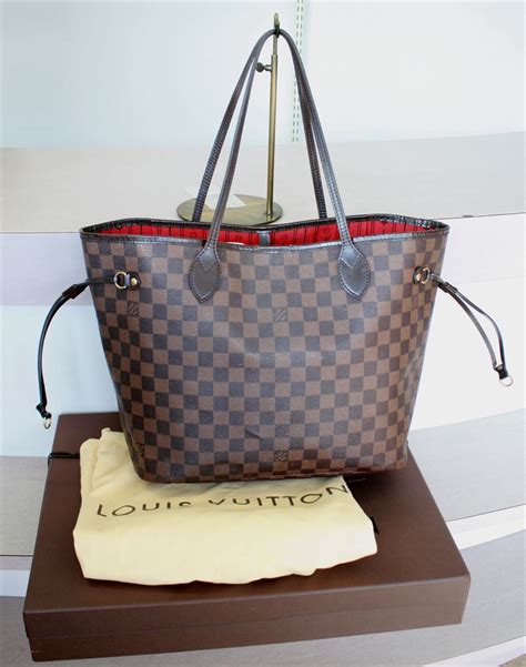 louis vuitton damier ebene mm neverfull